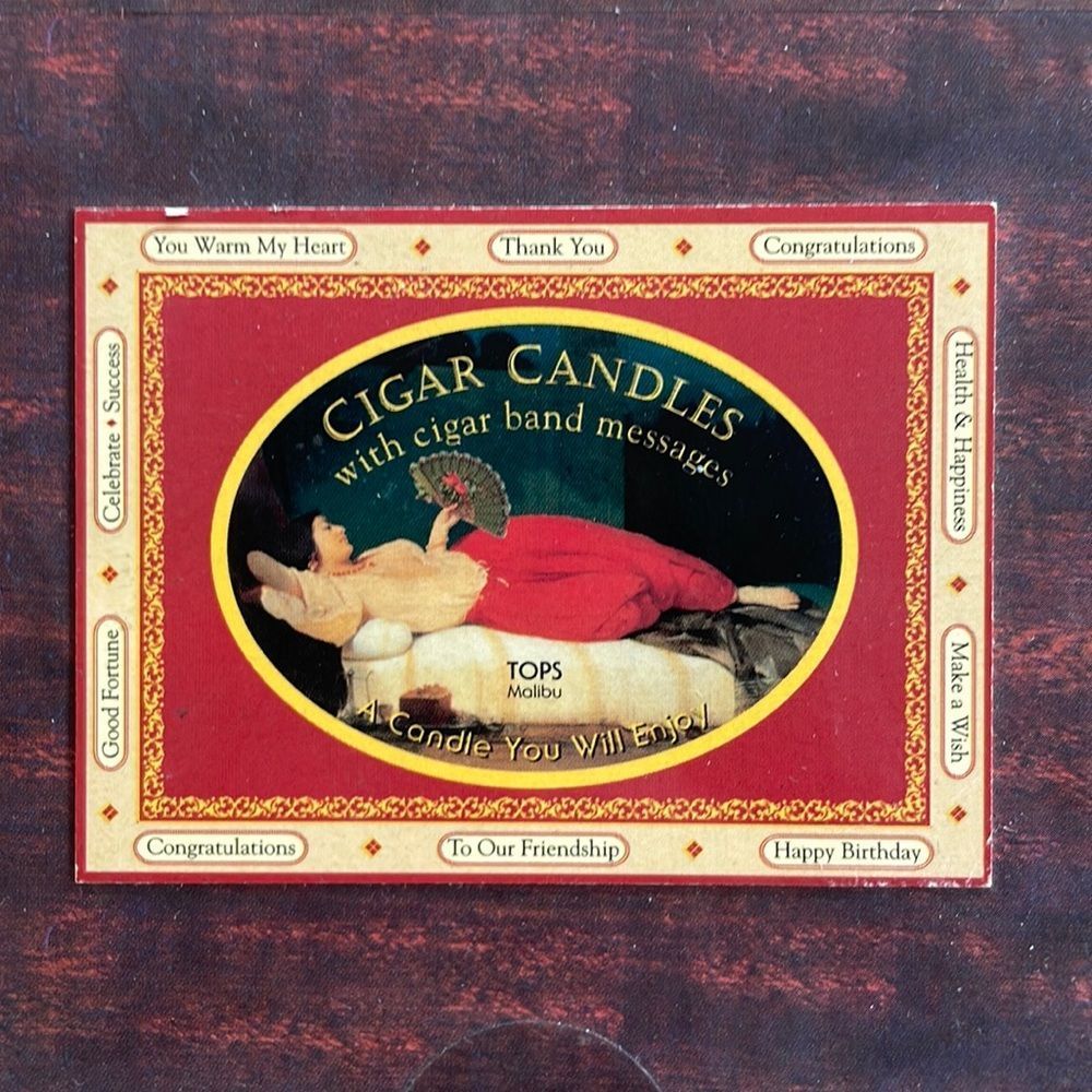 CIGAR candles in box